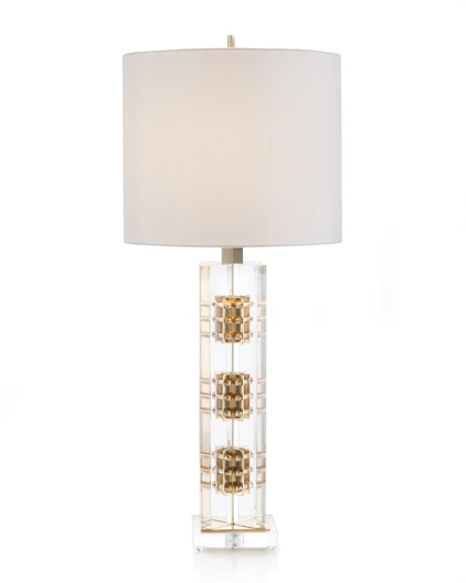 Picture of BRASS AND ACRYLIC TABLE LAMP