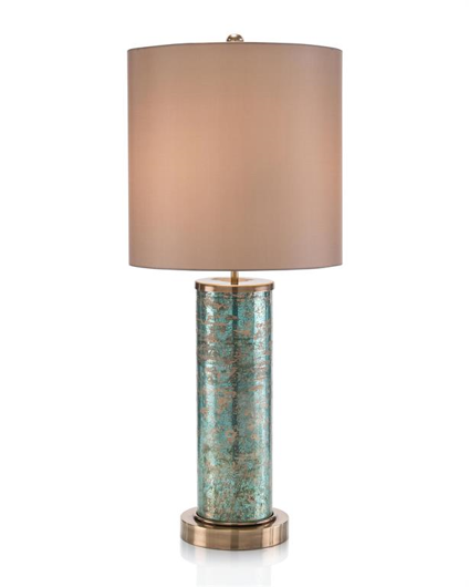 Picture of EMERALD BRASS TABLE LAMP