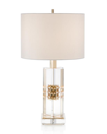 Picture of BRASS AND ACRYLIC TABLE LAMP