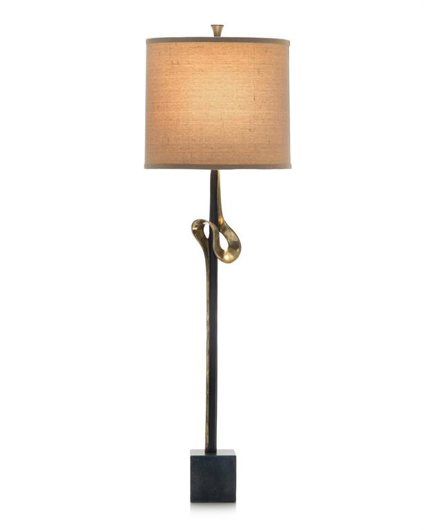 Picture of BRASS RIBBON BUFFET LAMP