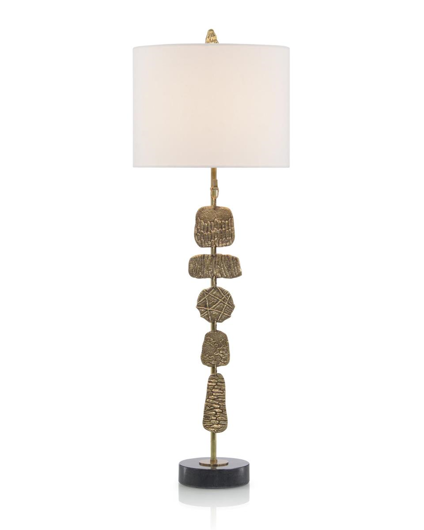 Picture of BRASS MEDALLIONS TABLE LAMP