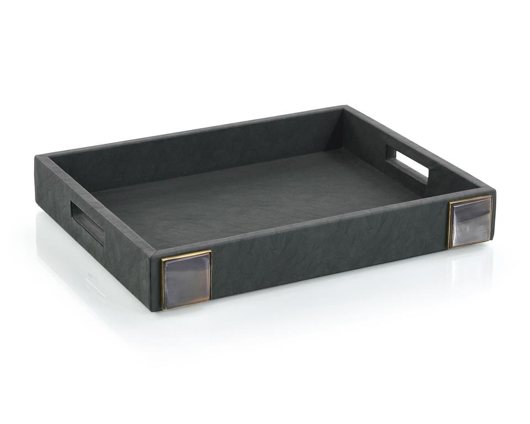 Picture of VERDURE LEATHER TRAY II