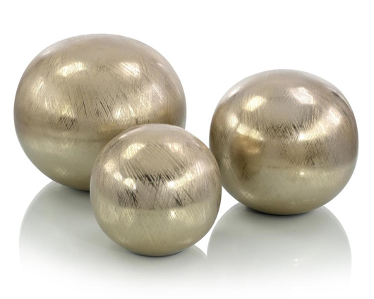 Picture of SET OF THREE GOLDEN ORBS