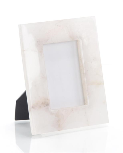 Picture of WHITE TRANSLUCENT AGATE PICTURE FRAME