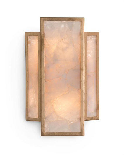 Picture of CALCITE PANEL TWO-LIGHT WALL SCONCE