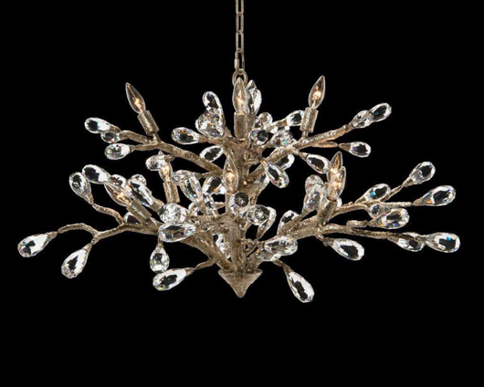 Picture of BUDDING CRYSTAL TEN-LIGHT CHANDELIER