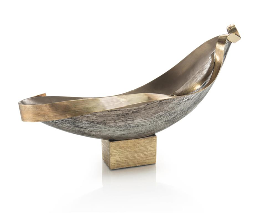 Picture of FLOATING VESSEL OF BRASS WITH ANTIQUE NICKEL