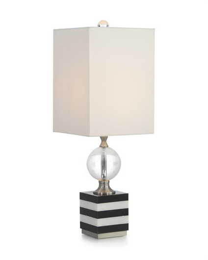 Picture of BLACK-AND-WHITE ACCENT LAMP