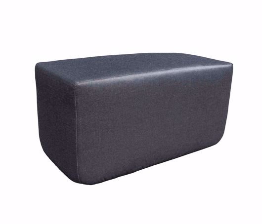 Picture of PATIO FURNITURE CUSHIONS & OUTDOOR PILLOWS : OUTDOOR POUF BENCH