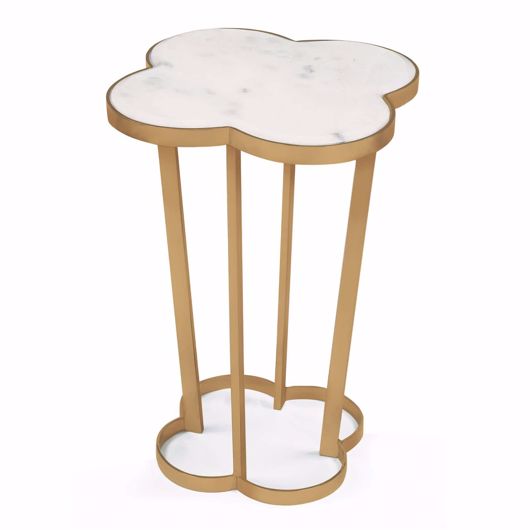 Picture of CLOVER TABLE (NATURAL BRASS)