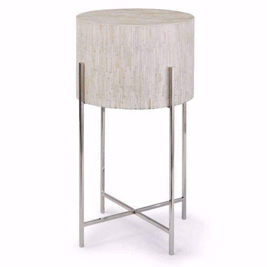 Picture of BONE DRUM TABLE (POLISHED NICKEL)