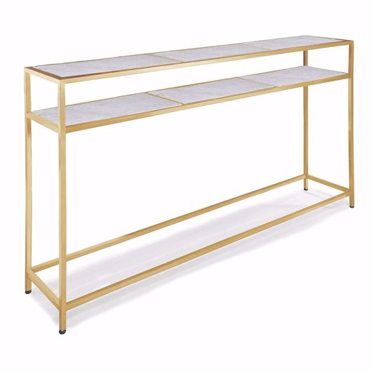Picture of ECHELON CONSOLE TABLE (NATURAL BRASS)