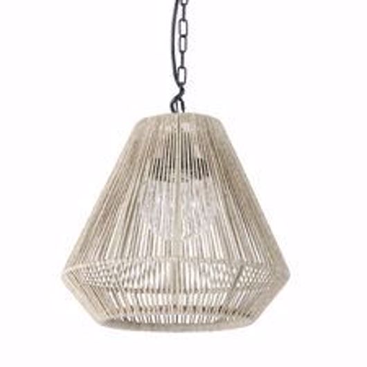 Picture of TANNER OUTDOOR PENDANT TAPERED NATURAL