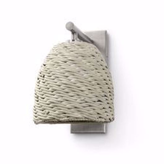 Picture of WISTERIA SCONCE WHITEWASH PEWTER