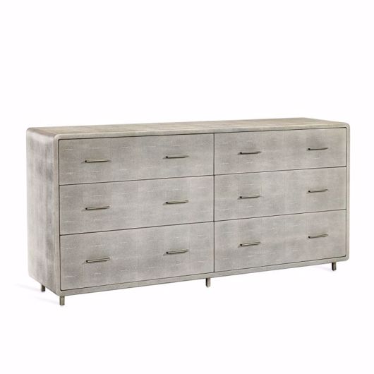 Picture of CALYPSO 6 DRAWER CHEST - SHAGREEN