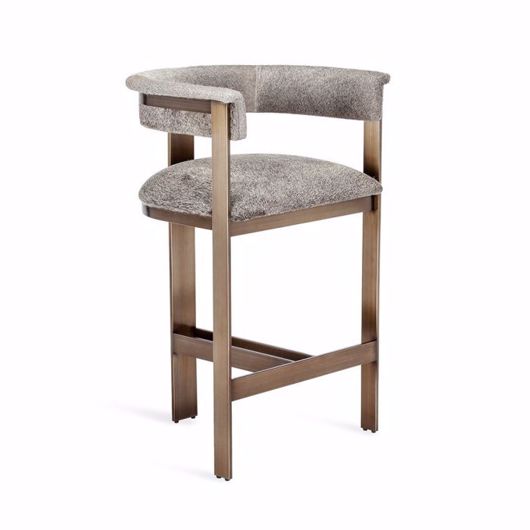 Picture of DARCY HIDE COUNTER STOOL - BRONZE