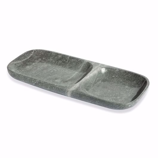 Picture of HARLOW DUAL SECTION TRAY - GREY