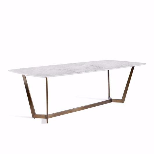 Picture of LOWELL DINING TABLE - CARRARA