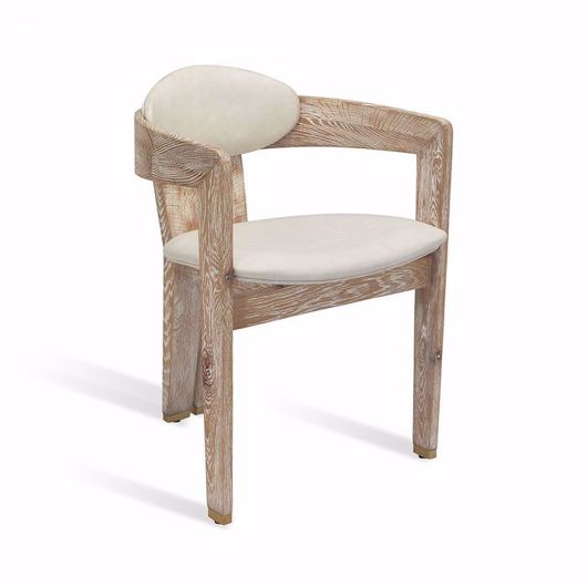 Picture of MARYL DINING CHAIR - WHITEWASH