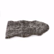 Picture of SINGLE SHEARLING RUG - GREY