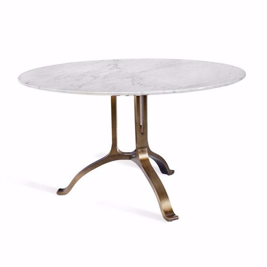 Picture of TANNER ROUND DINING TABLE - CARRARA