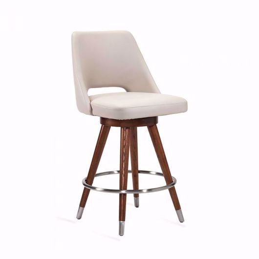Picture of SIENNA SWIVEL COUNTER STOOL - GREY