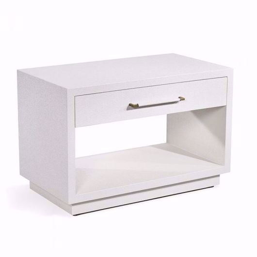 Picture of TAYLOR LOW BEDSIDE CHEST - WHITE