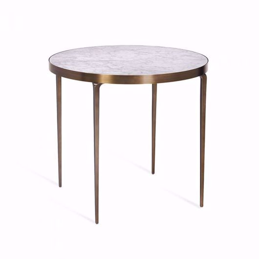 Picture of VIOLET SIDE TABLE - CARRARA