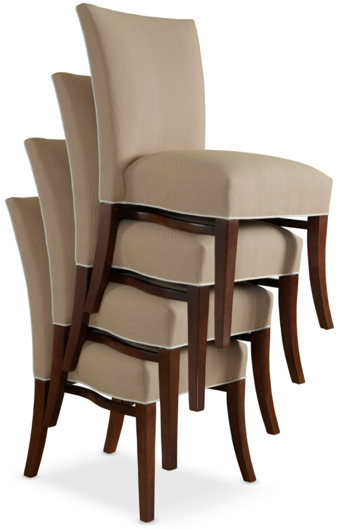 Picture of BURKE STUDIO NESTING SIDE CHAIR - (EXCEEDING 4 CHAIRS NESTED IS NOT RECOMMENDED)