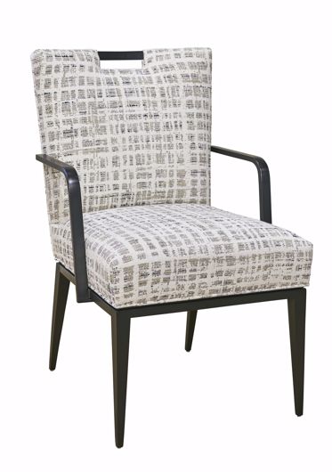 Picture of LANGHAM OIL RUBBED BRONZE ARM CHAIR