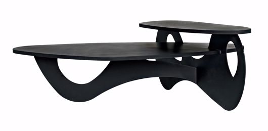 Picture of CALDER COFFEE TABLE, BLACK STEEL