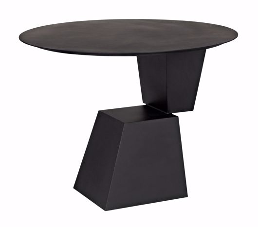 Picture of ROUND PIETA TABLE, BLACK STEEL