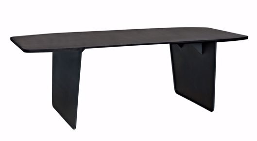 Picture of ESPRIT DINING TABLE, BLACK METAL