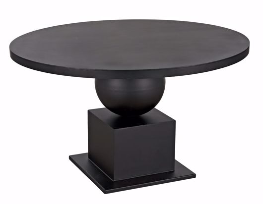 Picture of EMIRA DINING TABLE, BLACK METAL