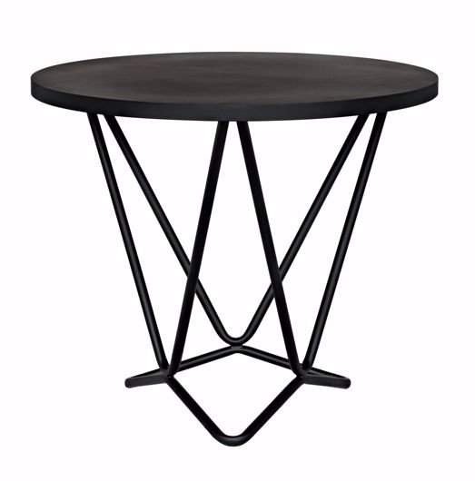 Picture of BELEM SIDE TABLE, BLACK STEEL