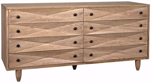 Picture of DIAMOND DOUBLE CHEST, WASHED WALNUT