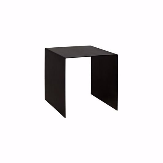 Picture of YVES SIDE TABLE, SMALL, BLACK STEEL