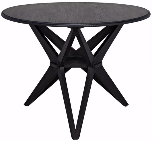 Picture of VICTOR DINING TABLE, CHARCOAL BLACK