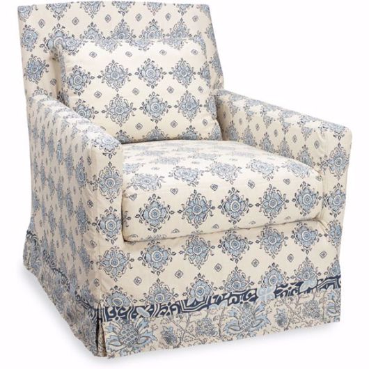 Picture of C3907-01SG SLIPCOVERED SWIVEL GLIDER