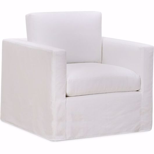 Picture of C5700-01SG SLIPCOVERED SWIVEL GLIDER