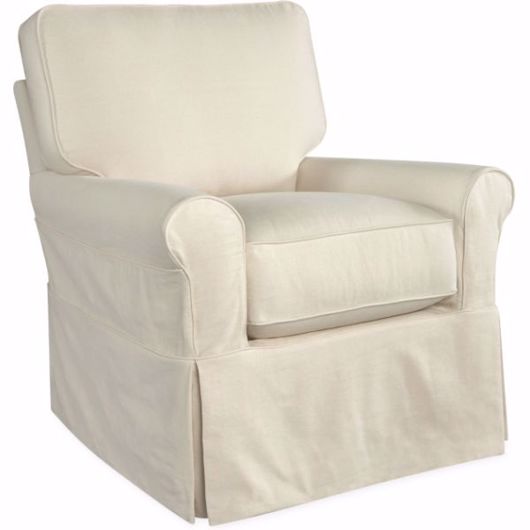 Picture of C5632-01SG SLIPCOVERED SWIVEL GLIDER