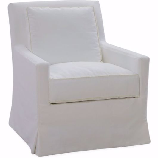 Picture of C3907-41SG SLIPCOVERED SWIVEL GLIDER