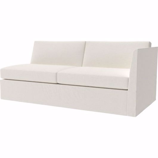 Picture of US3942-19RF HAVANA OUTDOOR SLIPCOVERED ONE ARM LOVESEAT