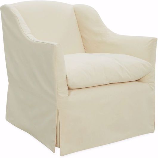 Picture of C3621-01SW SLIPCOVERED SWIVEL CHAIR