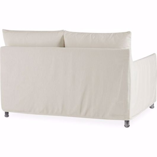 Picture of US218-19LF BEACON OUTDOOR SLIPCOVERED ONE ARM LOVESEAT