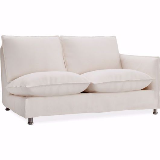 Picture of US202-19RF BAHA OUTDOOR SLIPCOVERED ONE ARM LOVESEAT