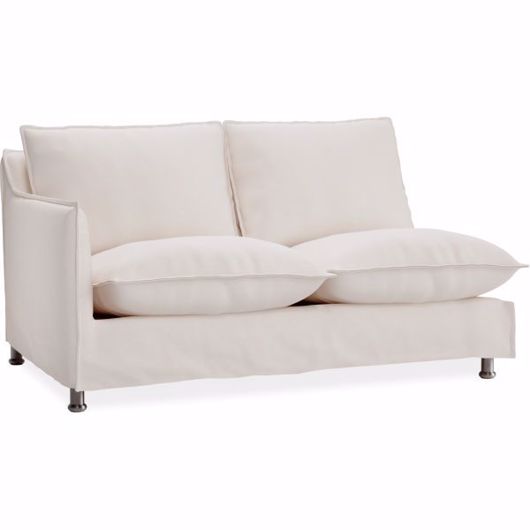 Picture of US202-19LF BAHA OUTDOOR SLIPCOVERED ONE ARM LOVESEAT