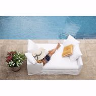 Picture of US112-95 NANDINA OUTDOOR SLIPCOVERED DOUBLE CHAISE
