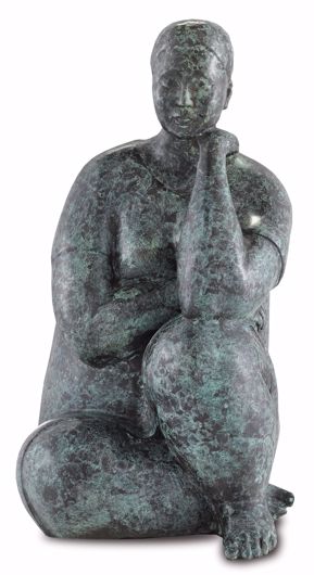 Picture of LADY MEDITATING BRONZE