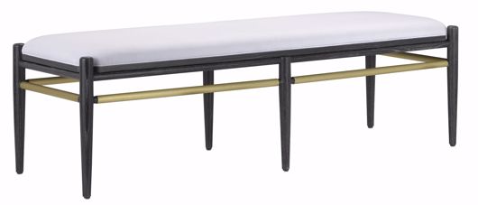 Picture of VISBY MUSLIN BLACK BENCH